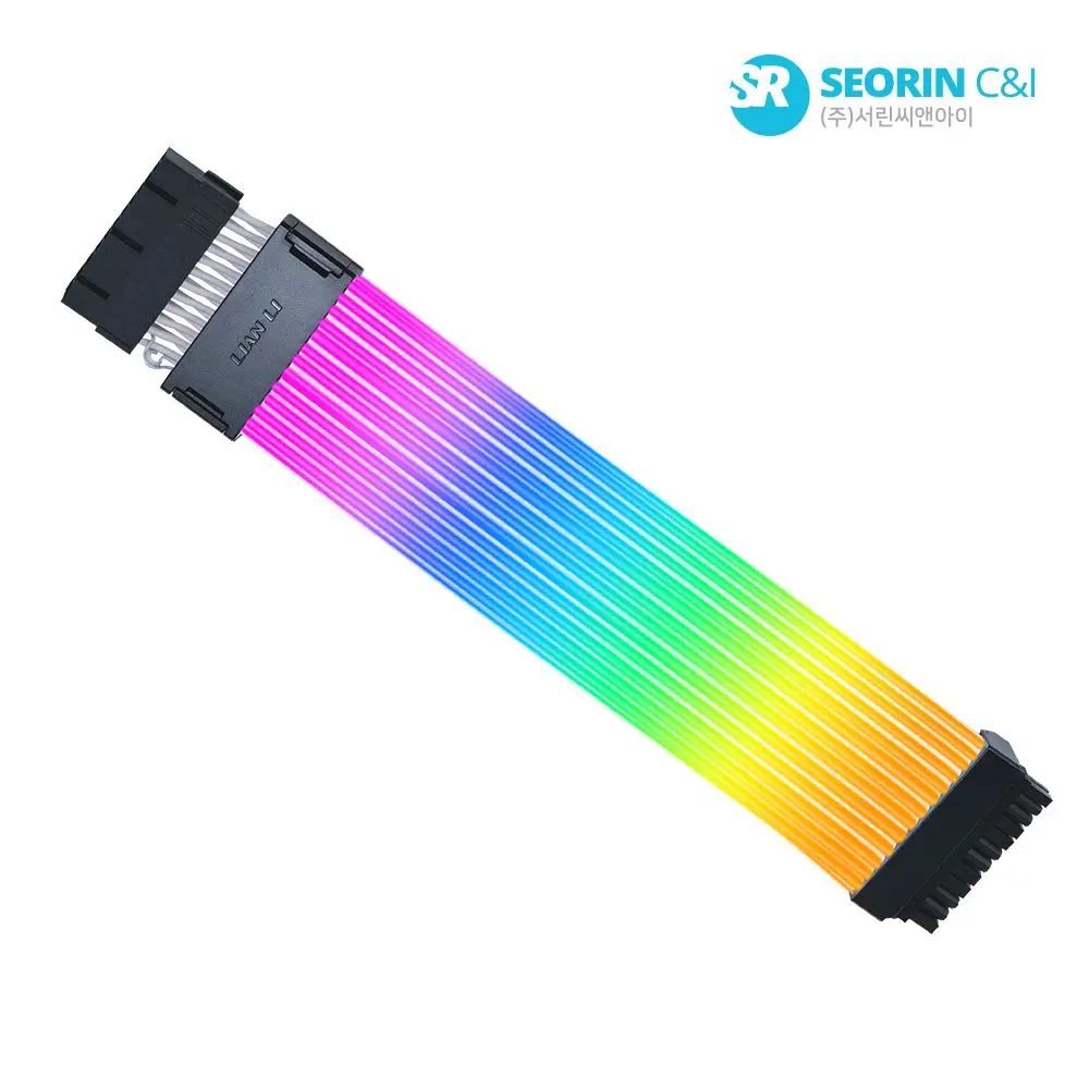 [Seorin Official] Lian Li Strimer Wireless 24-Pin Cable (Pw24-1W, 0.26m) Controller Not Included