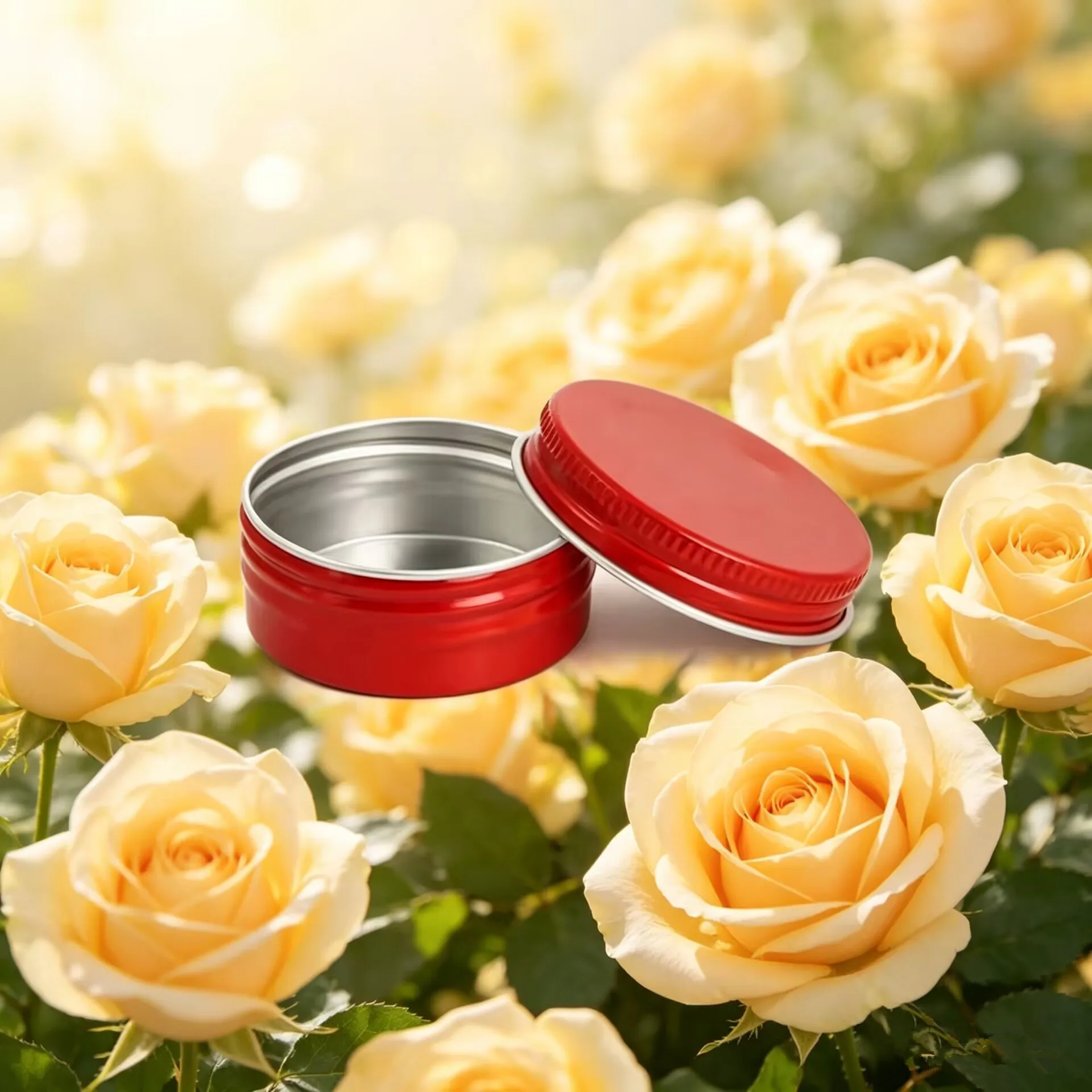 100pcs-red-color-15g-aluminum-jar-15ml-empty-tin-bottle-cosmetic-lip-balm-cream-refillable-container