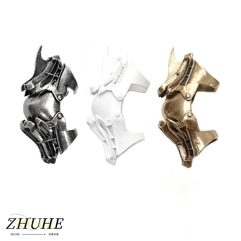 Dark Street Fashion Jewelry Accessories, Copper Alloy Material Ring for Women Men, Sculpted Battle Armor Knuckle Ring Cosplay Pe