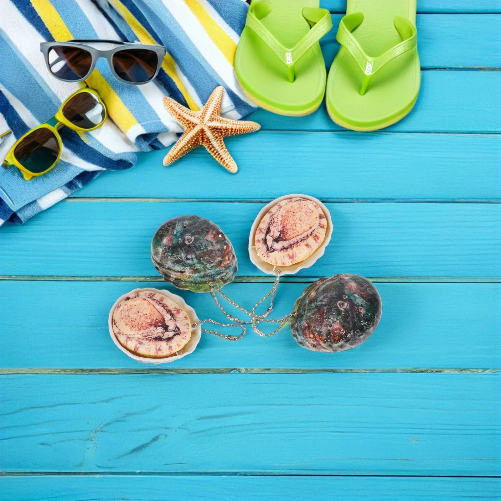 4Pcs Abalone Press Water Gun Squirt Design for Kids Outdoor Play Pool Beach Summer Fun Durable Lightweight Water Sprayer