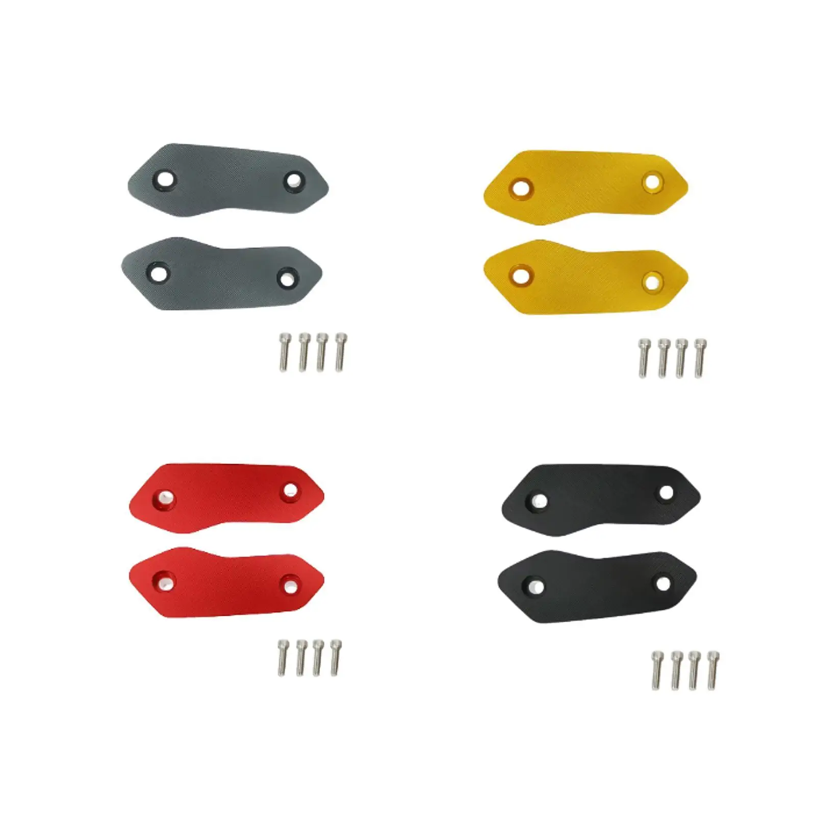 

2 Pieces Motorcycle Mirror Block Off Plates Aluminum Alloy Motorcycle Accessories Rearview Mirror Parts for Yamaha Tmax 560
