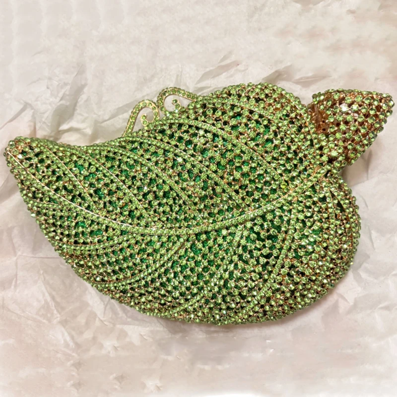 

WHTUOHENG Crystal Evening Bag Clutch Diamond Women Wedding Party Purse Rhinestone Lady Bridal Dinner Clutches Female Handbags