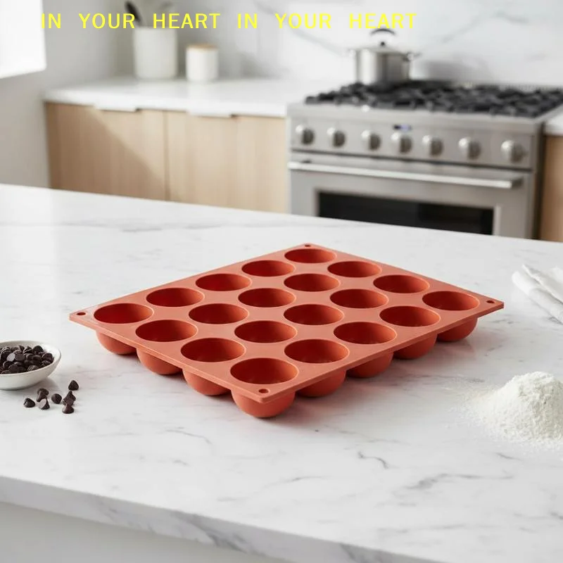 【X】Oven Safe Silicone Half Ball Baking Molds Reusable Hemisphere Mold for Chocolate Cake Dessert DIY Kitchen Baking