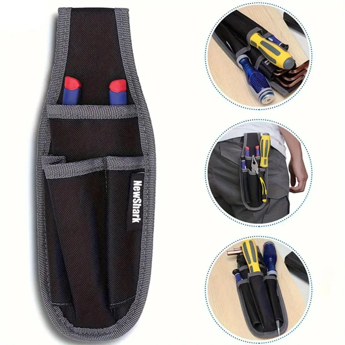 Tool Waist Bag Maintenance Tool Bag, Electrician Pocket Storage Electrician Bag Tool Bag Waist Bag for Dail
