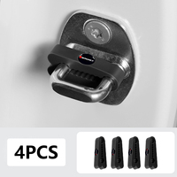 4pcs Car Door Lock Sound Deadener Damper Soundproofing Quiet Buffer For Toyota Honda Mazda Mitsubishi For Jeep MG