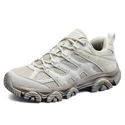 HIKEUP Big Size High-Top Hiking Shoes for Men Women - Breathable Ankle Support Trekking Mountaineering Footwear