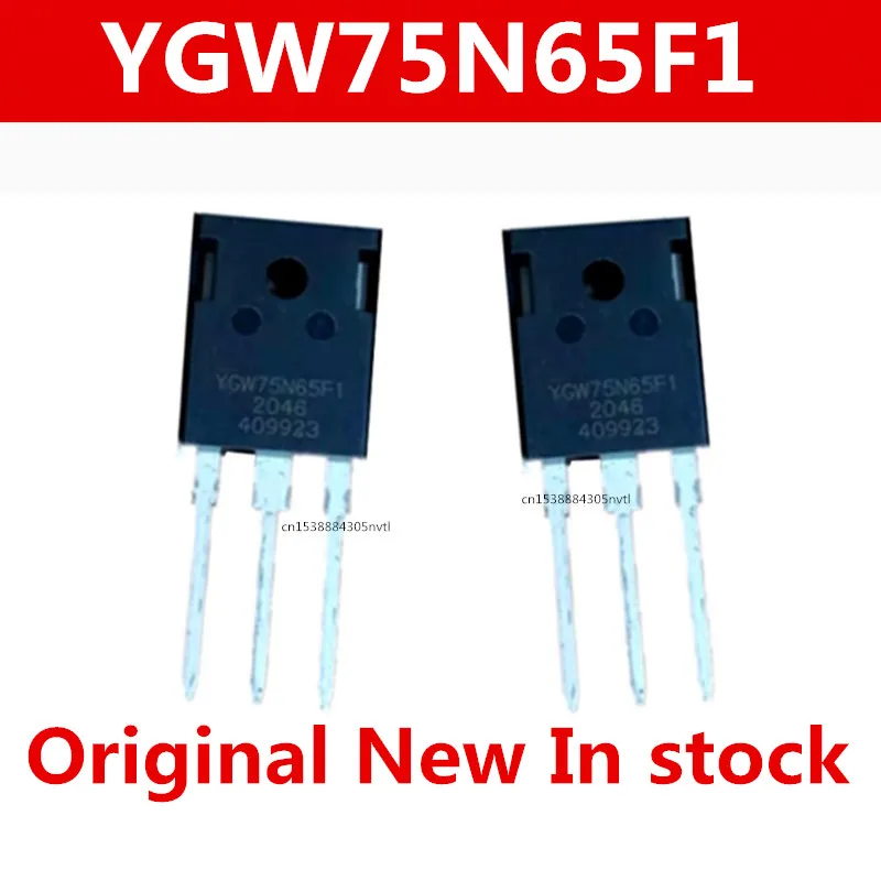 

10pcs/ YGW75N65F1 75A 650V TO-247 Driving integrated circuit