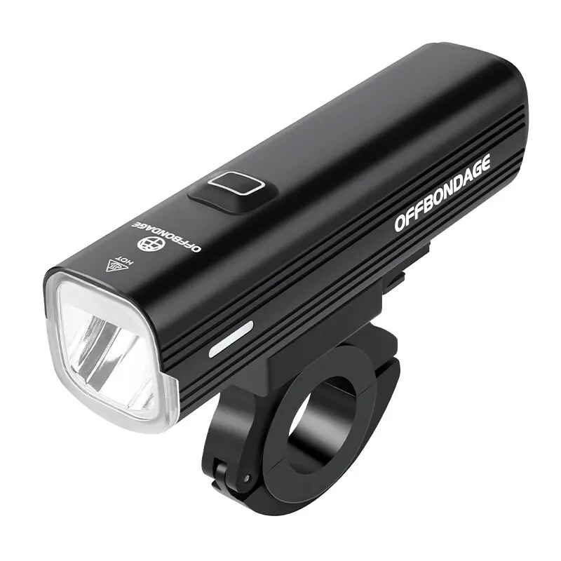 OFFBONDAGE 4500mAh 1000LM Przednia lampka rowerowa ze stopu aluminium do rowerów MTB i szosowych, ładowana przez Type-C, 5 trybów, lampka rowerowa nocna, lampka do rowerów górskich, latarka, lekka — 2