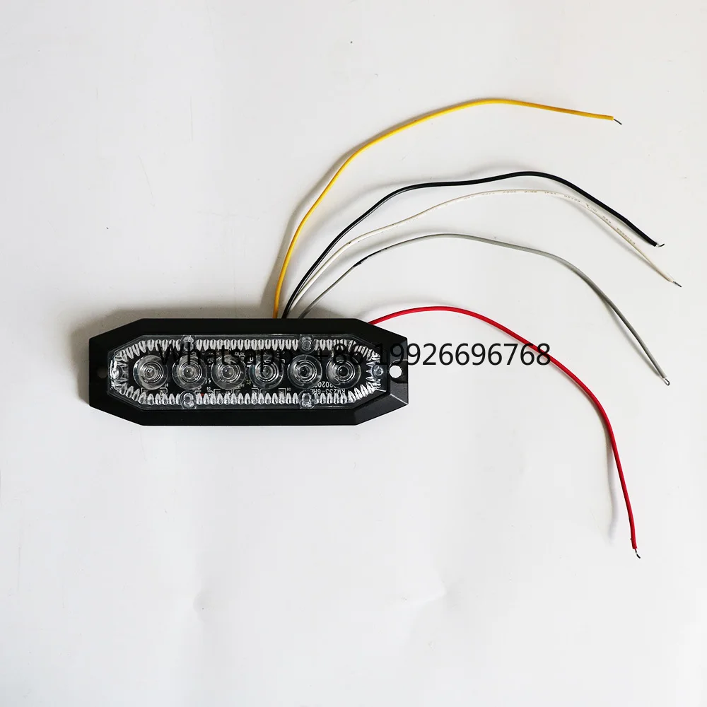

IP67 Waterproof 5-Wire Synchronized LED Emergency Strobe Warning Beacon Light Surface Mount Red Traffic Lights