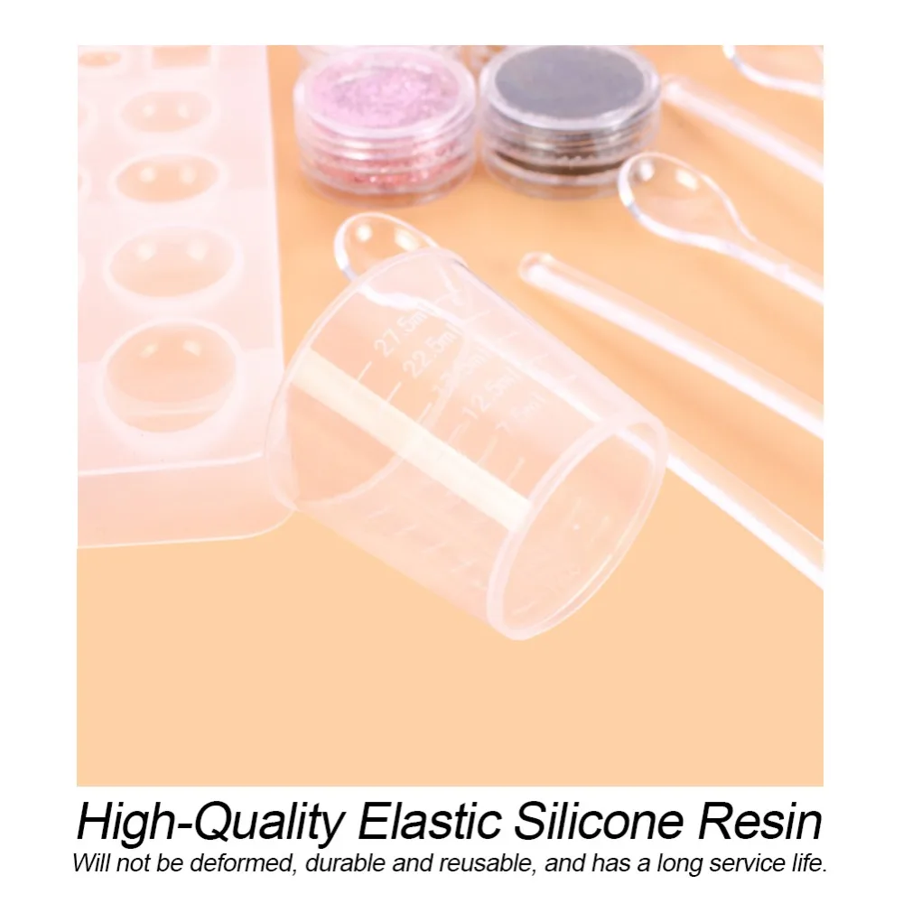 107Pcs Various Colors Epoxy Resin Silicone Tools Different Styles Suit DIY Crystal Glue Tool Kit Handmade Craft Accessory Set