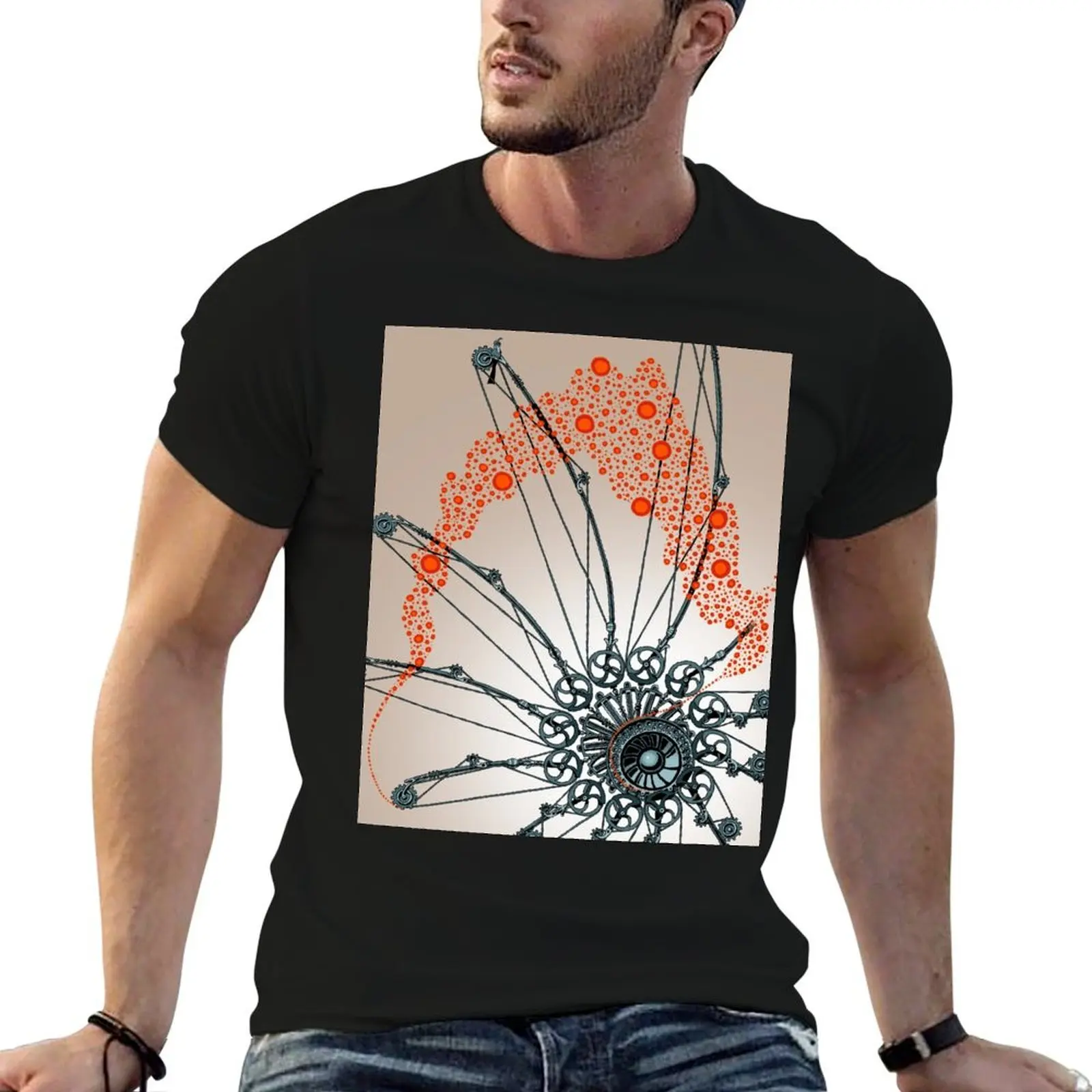 

Mechanical Abstract III T-Shirt t shirt for man 100 percent cotton t shirt man designer T-Shirt