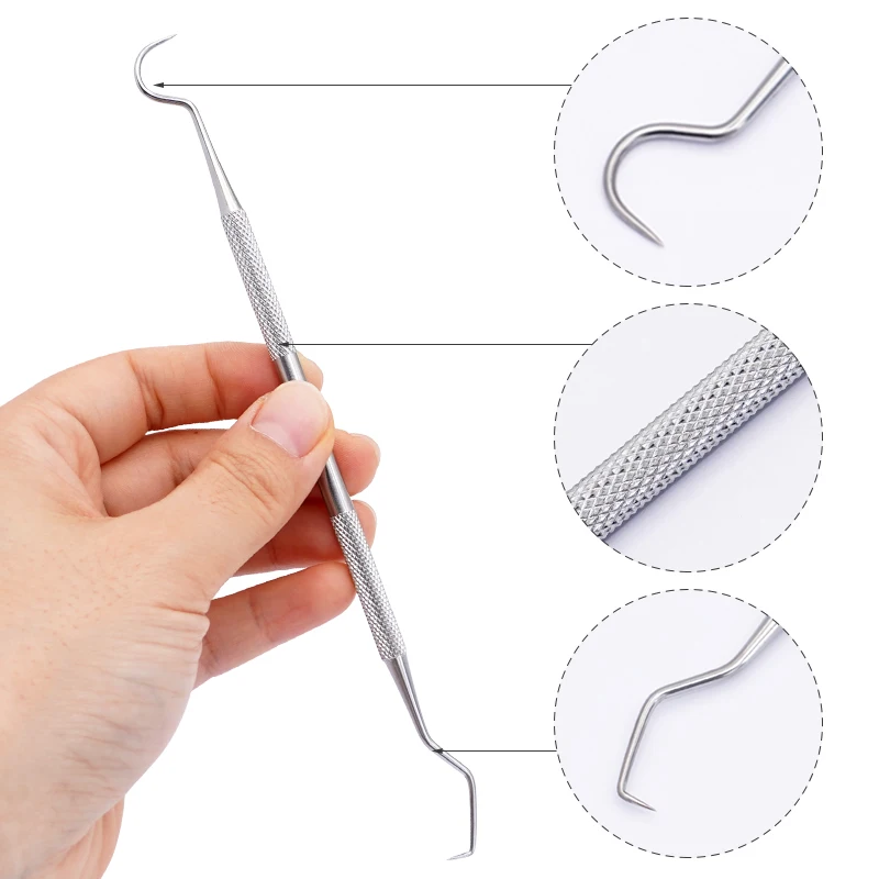 

Dental Instrument Set Stainless Steel Dental Tools Designed Dentists Mouth Speculum Probe Forceps Oral Care Tools