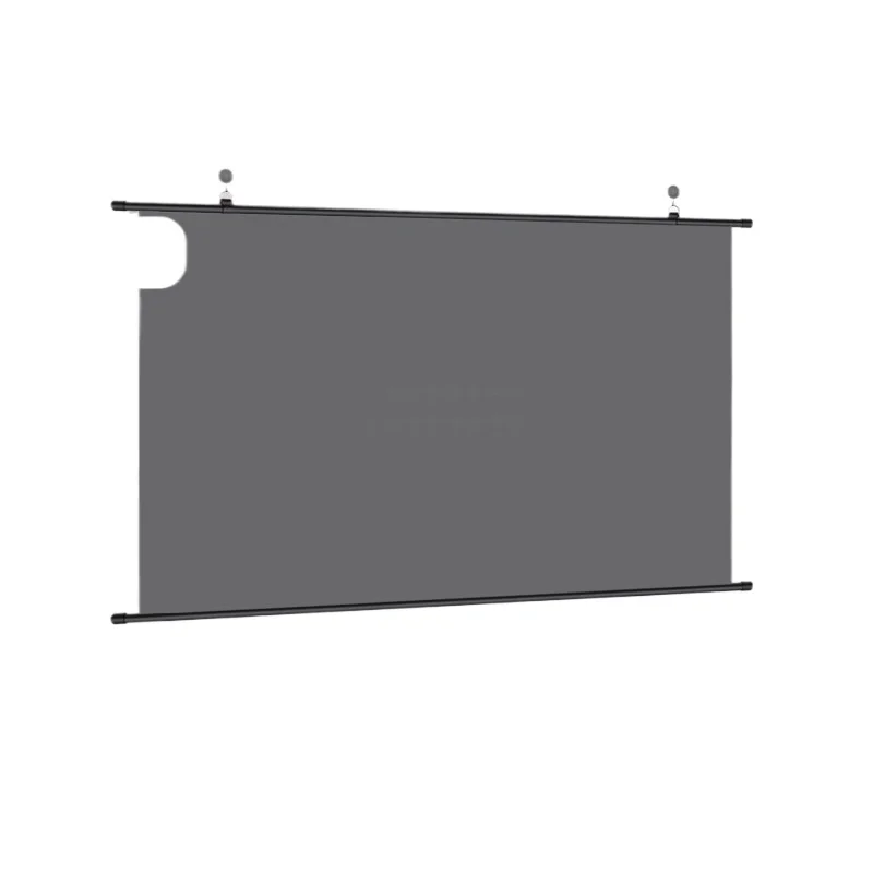

Projector curtain daytime direct projection anti-light curtain non-punching high definition metal household 84/100/120 inch