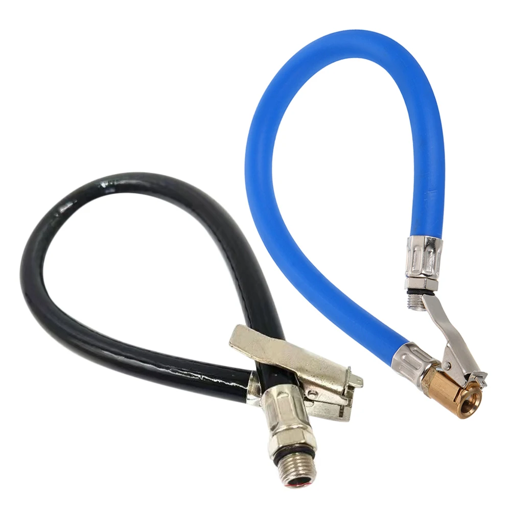 

2pcs Pump Replacement Durable Air Compressor Hose Universal Inflator Extension For Cars Motorcycles Bikes Air Tank Hose