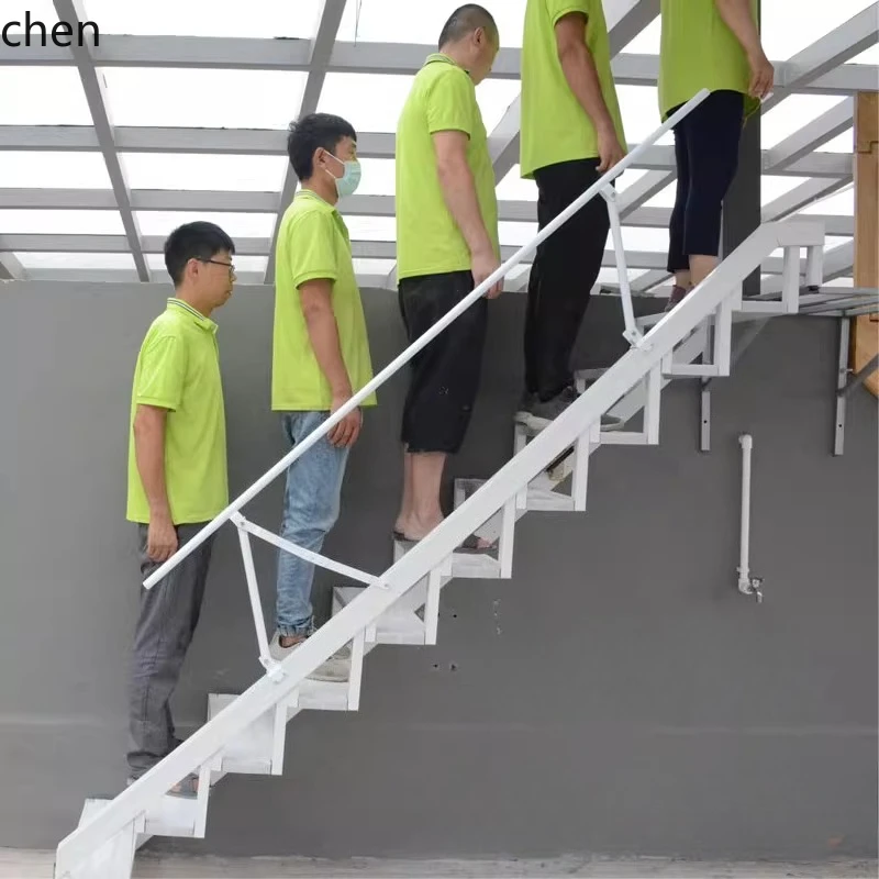 ZMLfolding ladder can accommodate thickened indoor and outdoor side shrink loft small apartment jump stairs