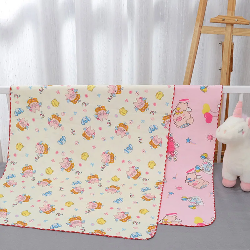 Cartoon 3 layers Baby Changing Mat Portable Foldable Washable Waterproof Mattress baby diaper pad