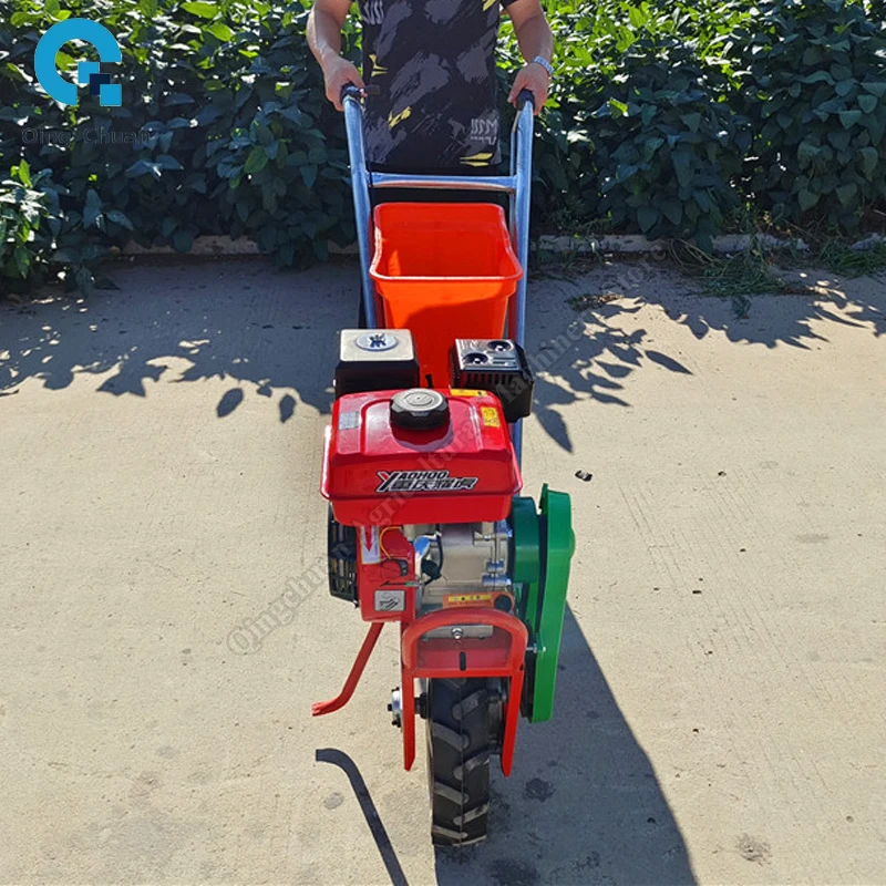 Fertiliser Seed Drill Corn Planter Machine Peanut Fertilizer Power Tiller  Corn Planter Soybean Multi-Function Seeder - AliExpress 15