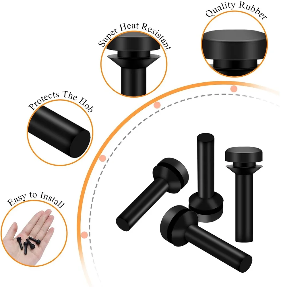 24 حزمة WB02X24790 صر قواعد مطاطية لموقد غاز GE أعلى المدى صر منصات القدم 4455270 ، AP 5989801 ،PS 11729077 ، EAP 11729077