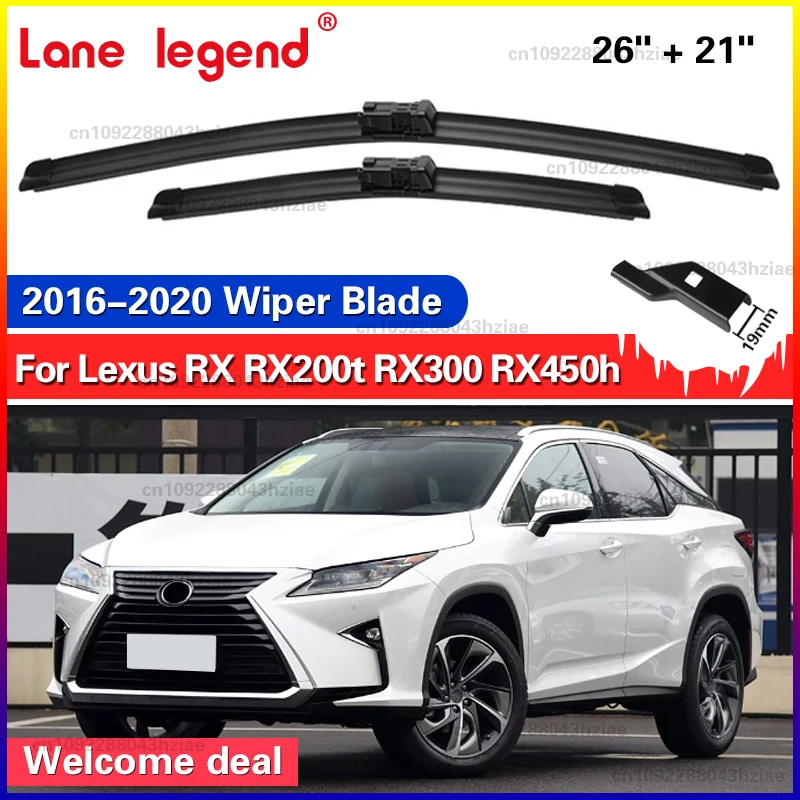 Auto Wischerblätter für Lexus RX RX200t RX300 RX450h 2016 ~ 2020 2017 2018 2019 Frontscheibe Windschutzscheibe Auto Zubehör 300 200t 450h