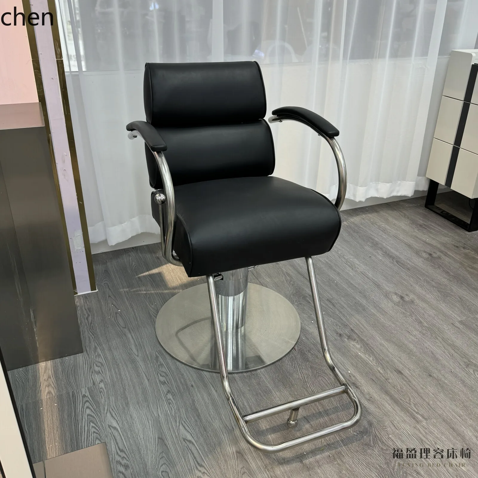 ZML hair salon chair hair salon special hair cutting barber shop stool high-end can be lifted