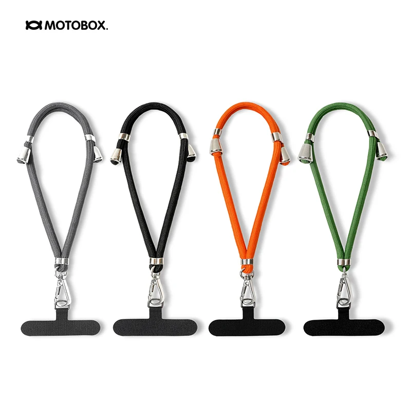 

Motobox Wristband Mobile Phone Lanyard Universal Adjustment Charm Strap Hanging Short Rop Security Cell Phone Chain Accessories