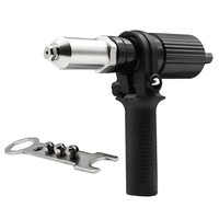 ABBO-Rivet Gun Adapter Core-Pulling Rivet Gun Conversion Joint Electric Drill Rivet Machine Pull Rivet Rivet Gun Head
