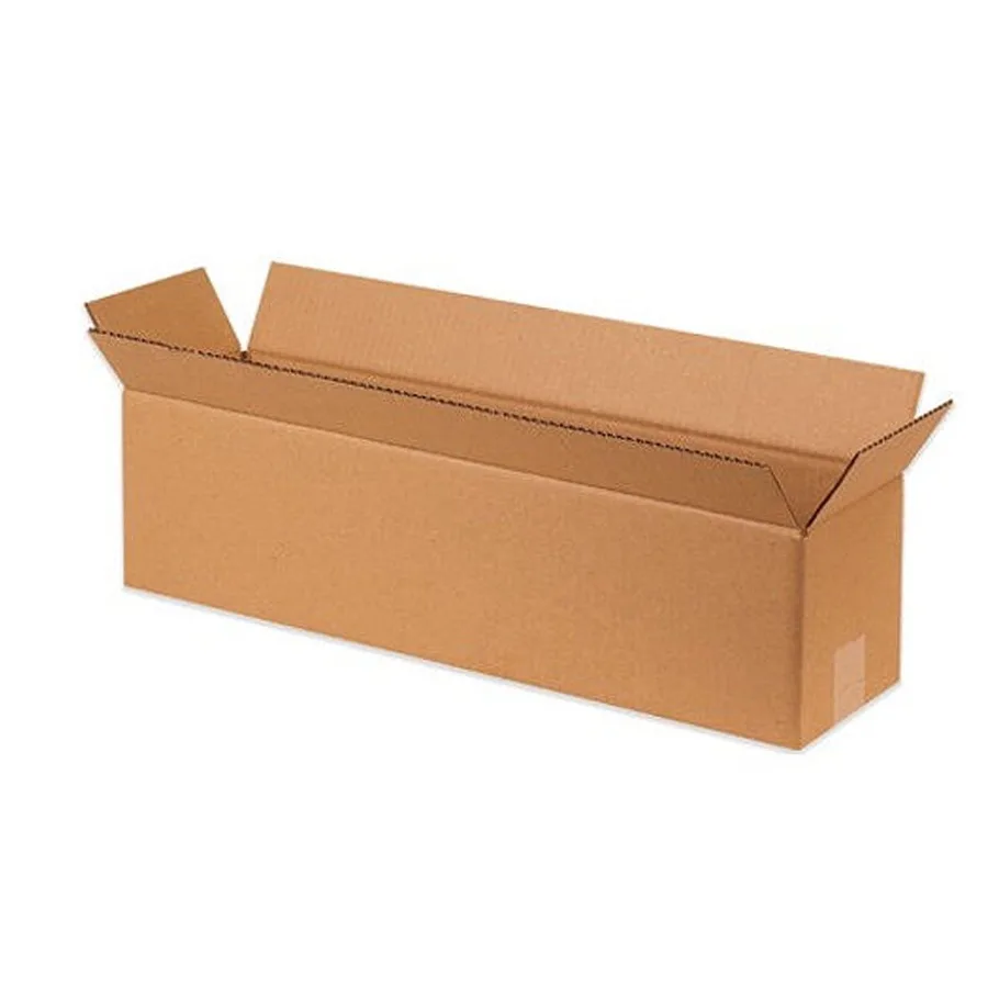 Long Corrugated Boxes 8 x 4 x 4 Bundle of 50 Durable Shipping Boxes for Packaging and Storage Applications Ideal for E-commerce