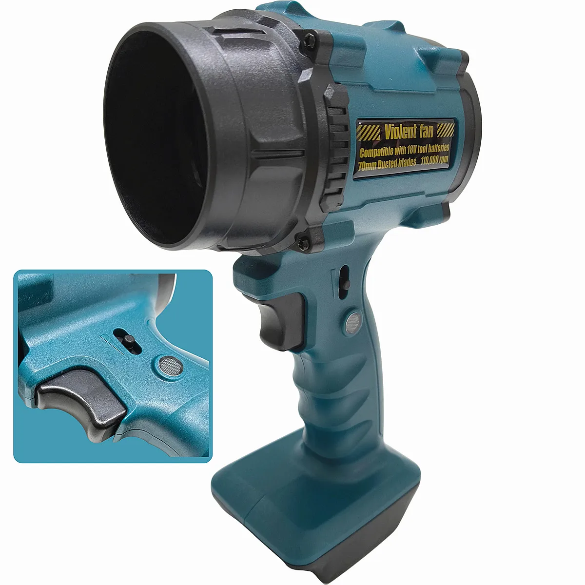Peniup Udara Tanpa Kabel 110000RPM Kipas Jet Turbo Listrik Kipas Keras Portabel Kemoceng Udara Kecepatan Tinggi untuk Baterai Makita 18V