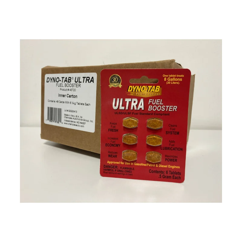 

Dyno Tab Ultra Fuel Octane Booster Petrol and Diesel carbon and system cleaner dynotab fuel treatment (48 Blister cards)