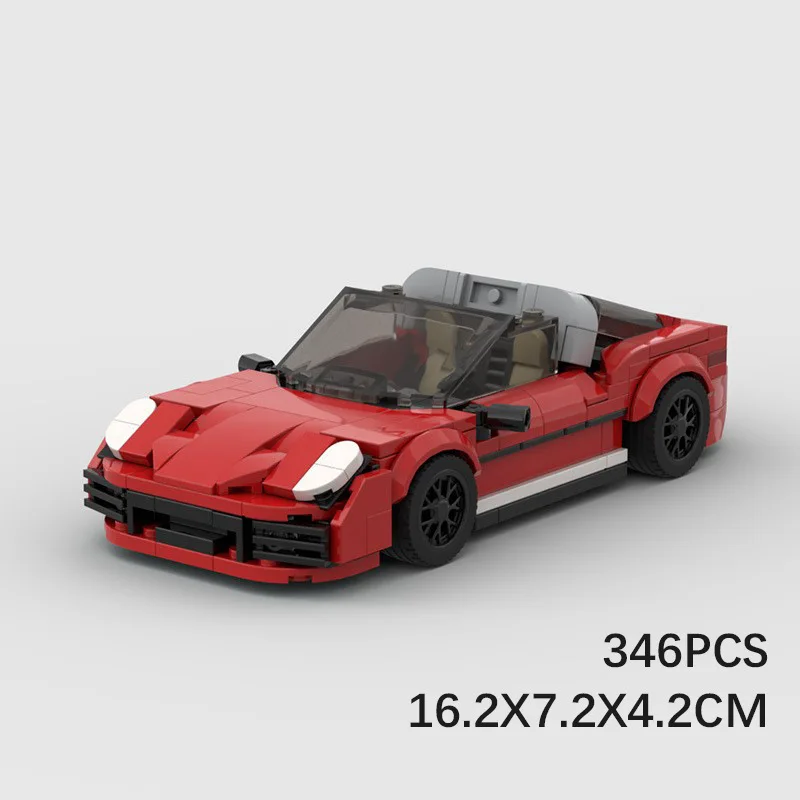 Porsched 911targae car building blocks compatible with Lego 8 grid car building Puzzle toy car Holiday gift for boys and girls