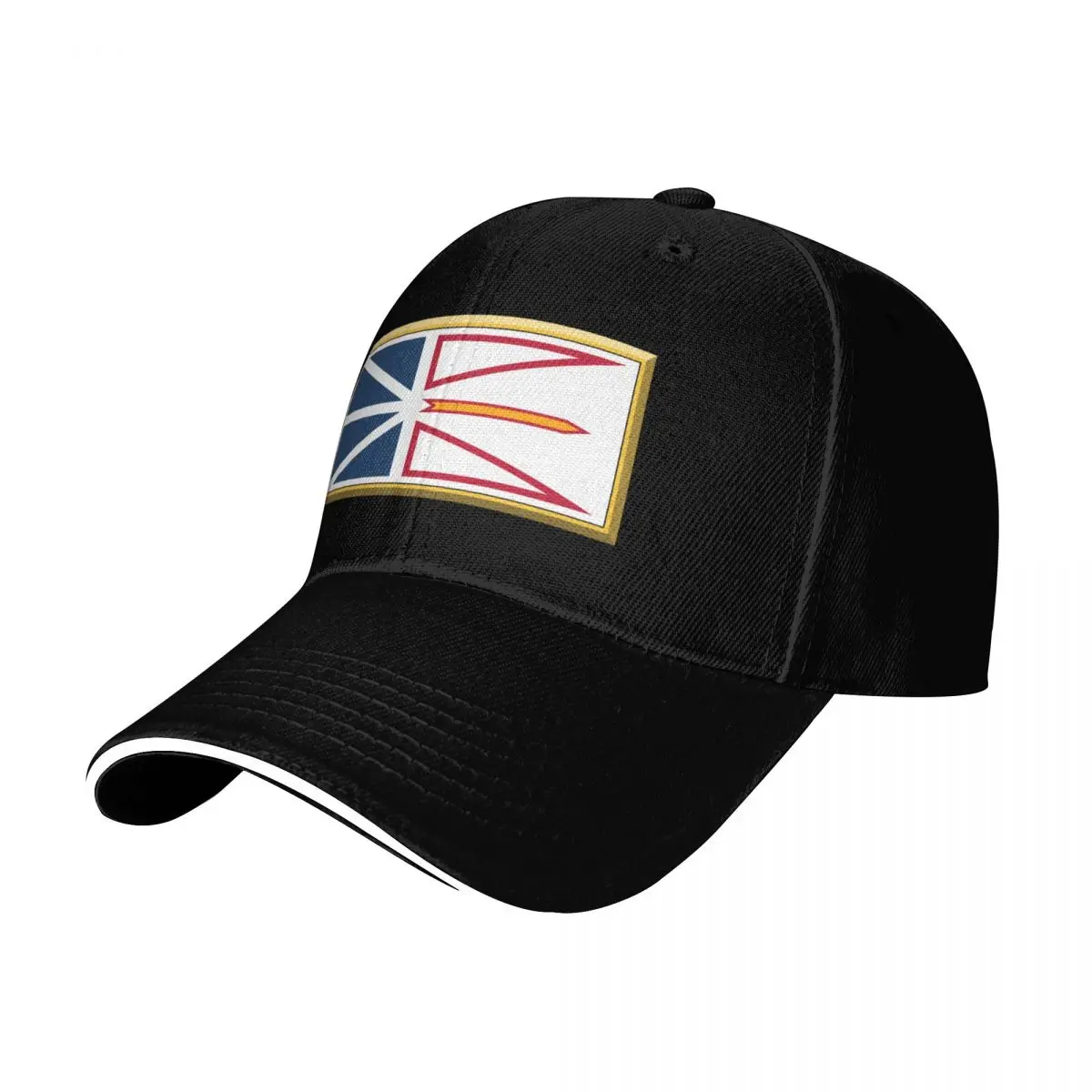 NEWFOUNDLAND and LABRADOR Flag Gifts, Masks, Stickers & Products (GF) Baseball Cap Men Women Casual Summer Sport Sun Cap
