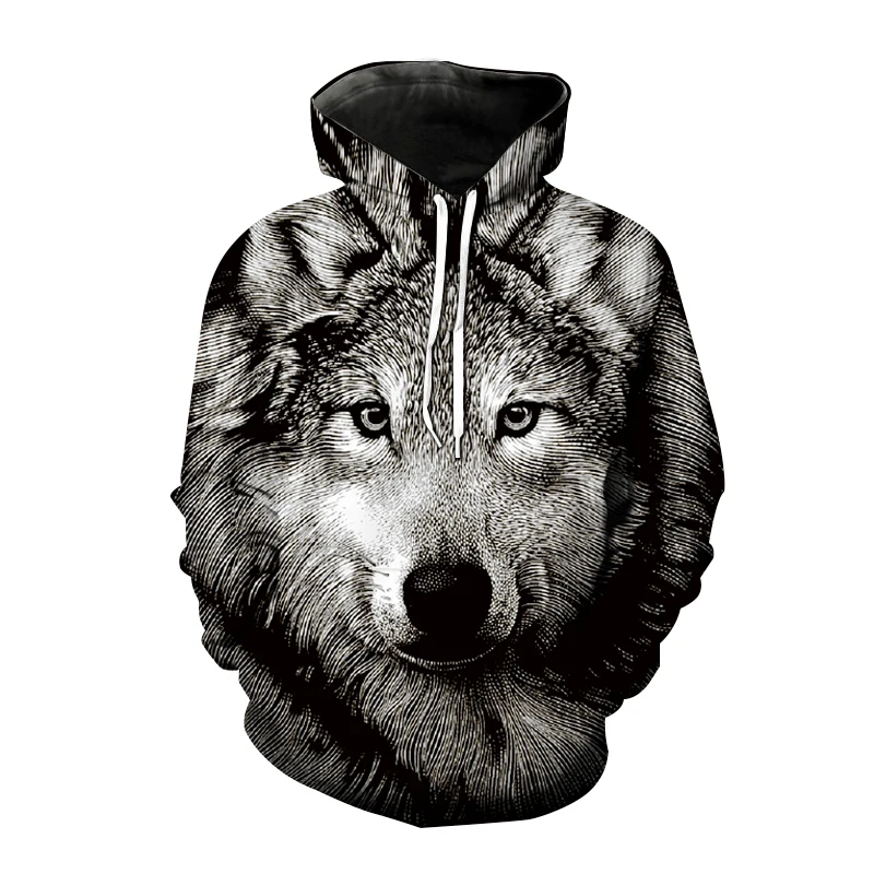 

Animal Wolf 3D Print Hoodies Men Women Fashion Hooded Sweatshirt Casual Hip Hop Hoodie Pullover Tops Unisex Trendy Coat Clothing