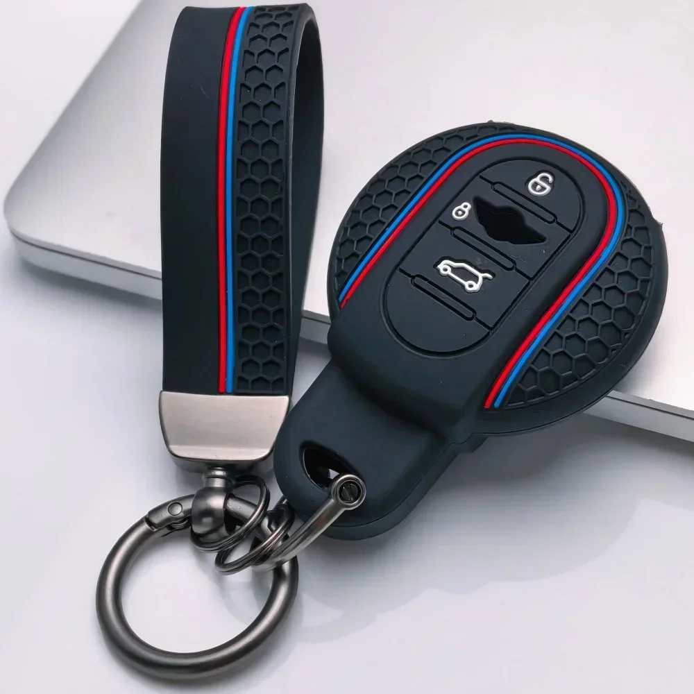 Silicone Key Fob Cover Key protection Case for BMW MINI COOPER S ONE JCW F54 F55 F56 F57 F60 CLUBMAN COUNTRYMAN