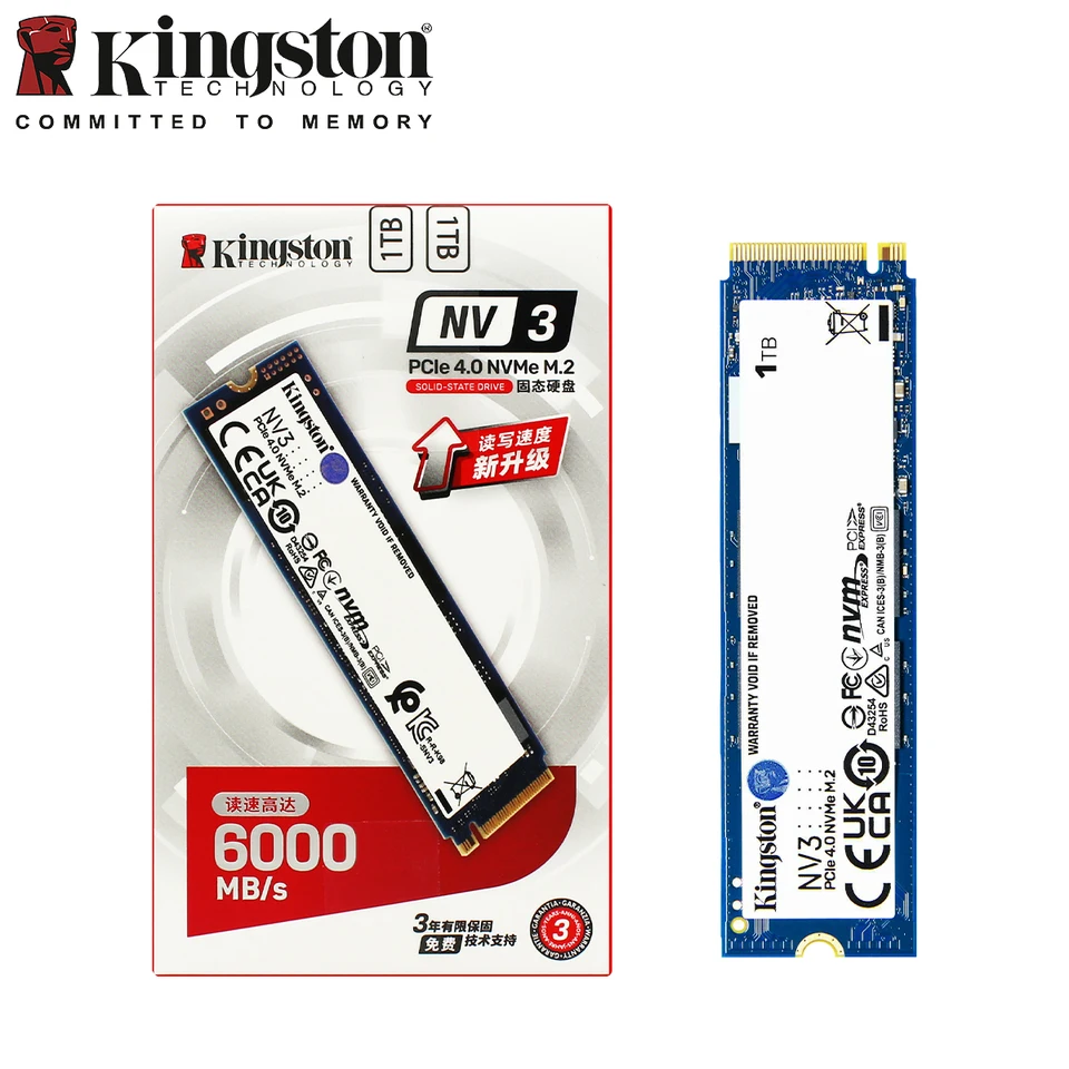 Kingston-NV3インチの内蔵SSD,SATA 2280, 250GB, 500GB,テラバイトGB