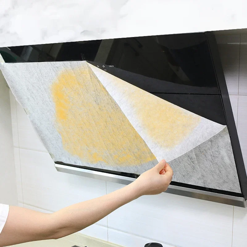 

46Cm*5/10M Range Hood Filter Paper Non-Woven Oil-Proof Cotton Filter Disposable Range Hood Exhaust Fan Filter Extractor Tools