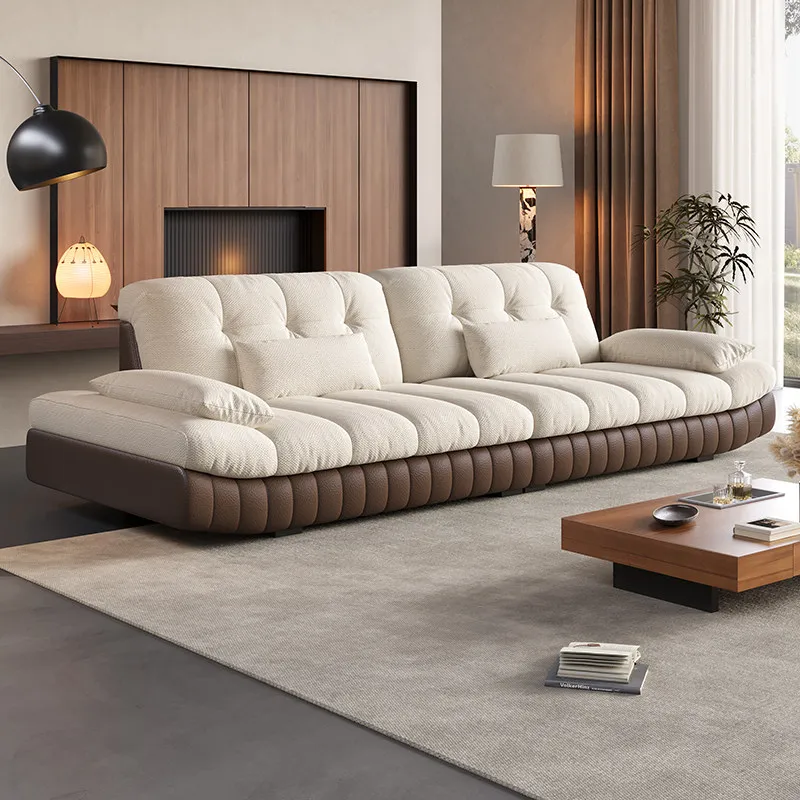 

European Beige Living Room Sofas Luxury Aesthetic Bauhaus Modern Living Room Sofas Sectional Modular Woonkamerbanken Furniture
