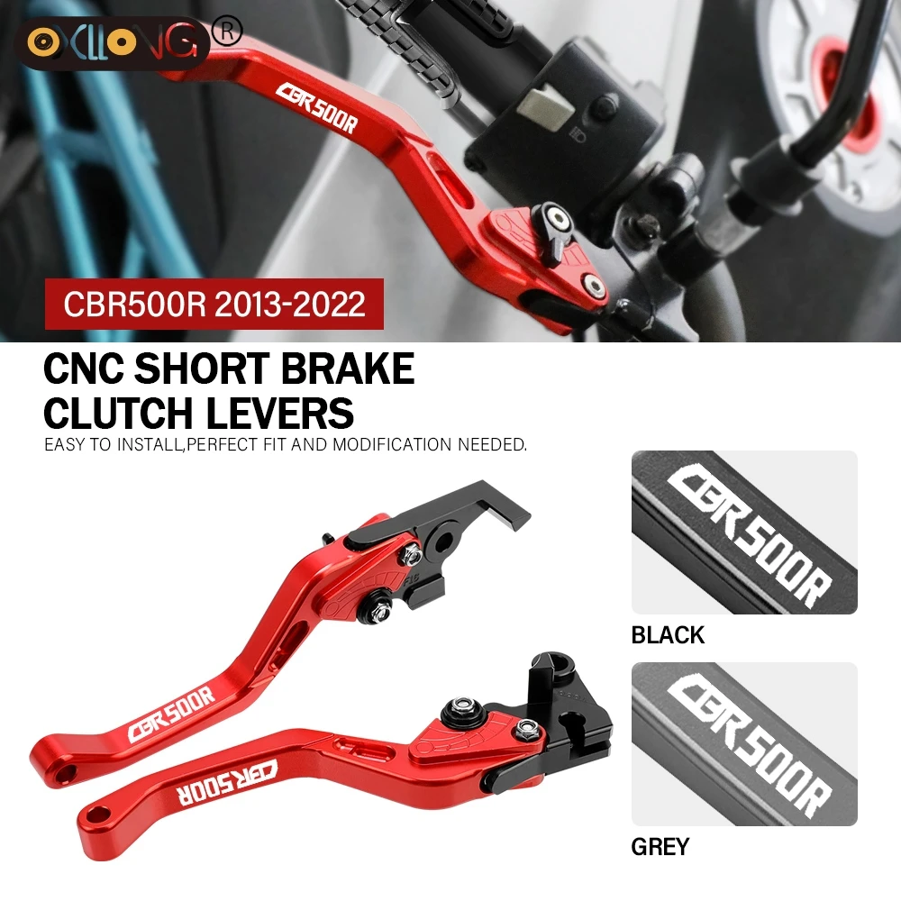 

CNC Motorcycle Short Brake Clutch Levers Accessories Parts For HONDA CBR500R 2013 2014 2015 2016 2017 2018 2019 2020 2021 2022