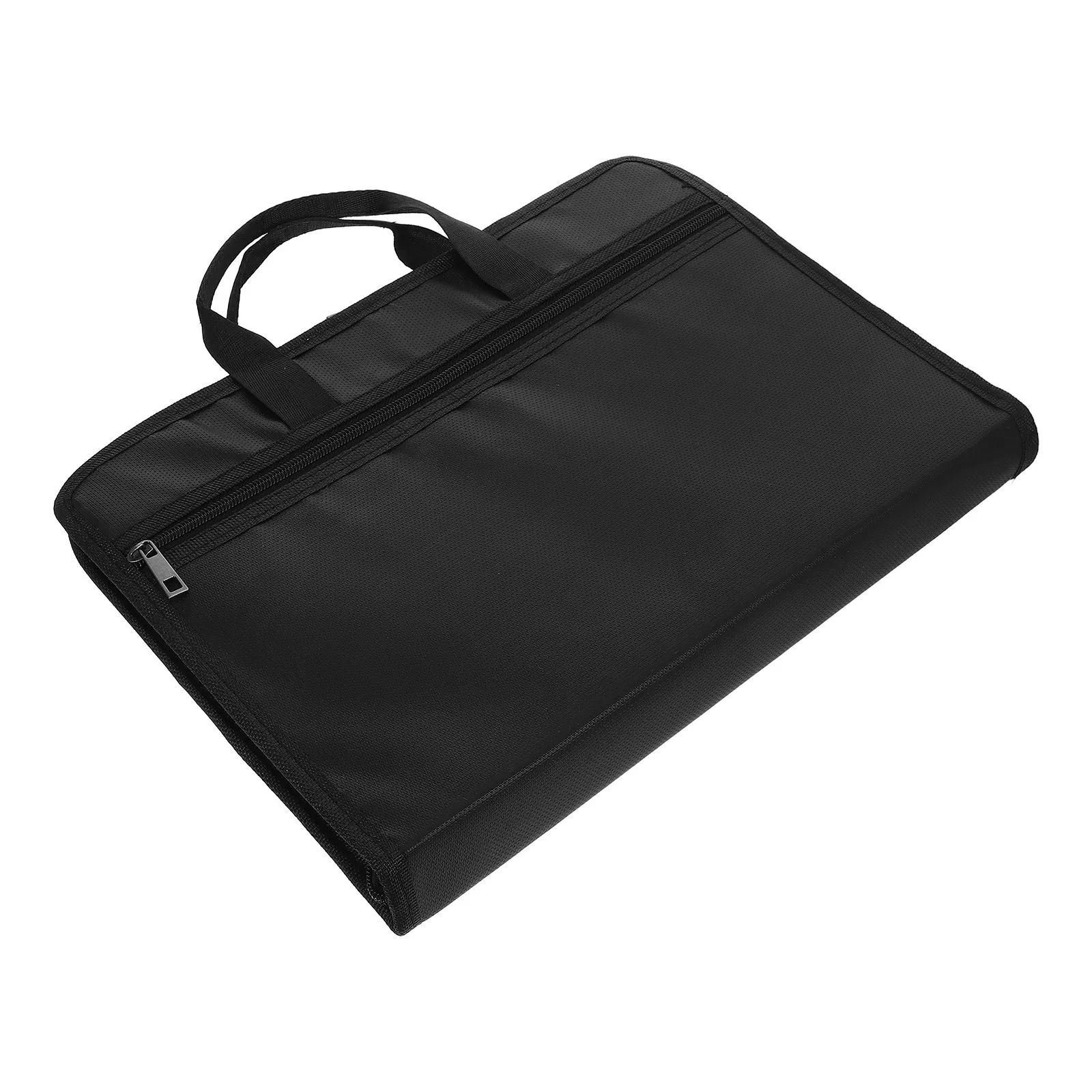 Accordion File Organizer Bag Fireproof Waterproof Document Organizer Large Capacity Expanding File Folder Handle for Home Office