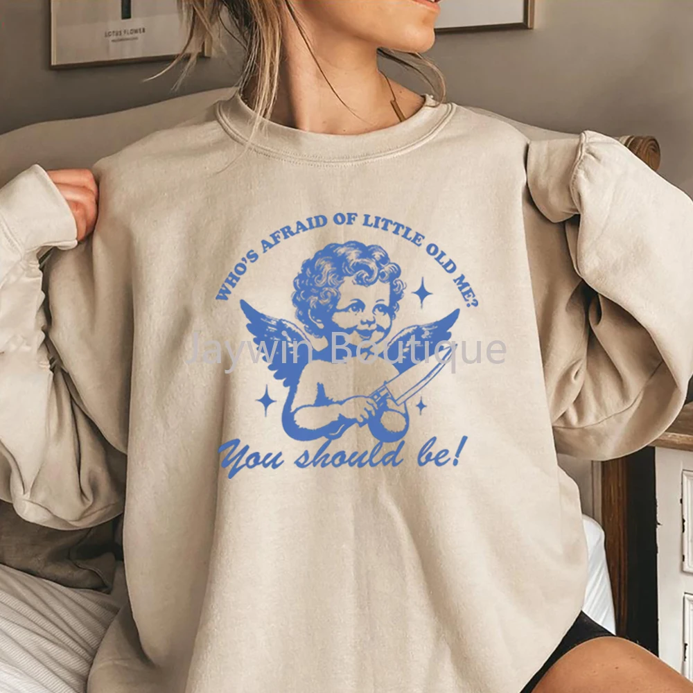 Who's Afraid of Little Old Me Sweatshirt TS Album Shirt The Tortured Poets Department Hoodie TTPD Aesthetic Trendy Sweatshirts