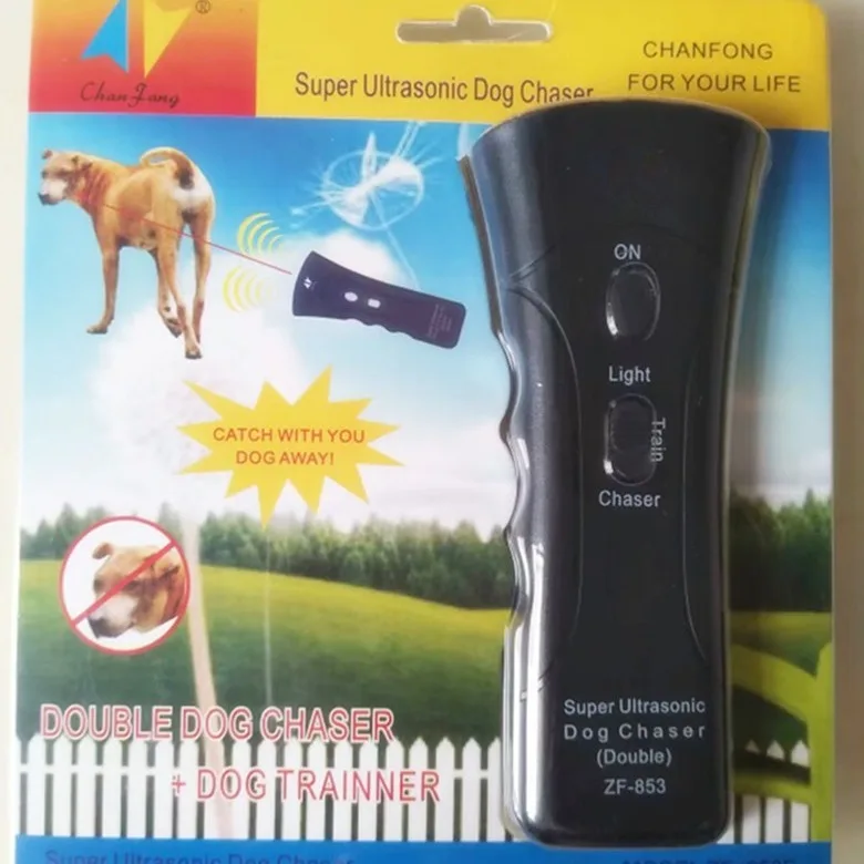 Cross-border e-commerce pet supplies dual ultrasonic horn long-distance infrared electronic dog drive ZF-853 Hamster acessories