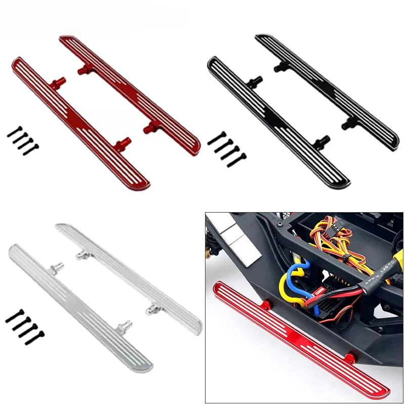 YIKONG 1/10 YK4106 YK4107 Metal Left Right Side Steps Foot Pedals RC Crawler Car Upgrade Replacement Accessories