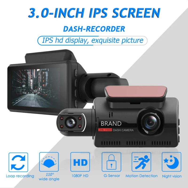 Car Camera Dash Cam Cycle Recording Wifi 1080P Dashcam Cars Video Recorder  Black Box G-Sensor Recorder Cam