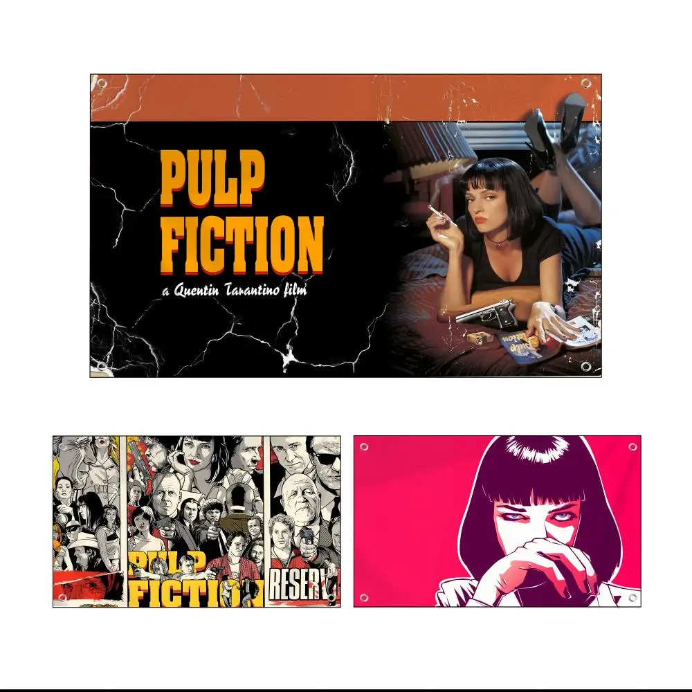 Black comedy P-pulp F-fiction Flags Custom Camping Outdoor G