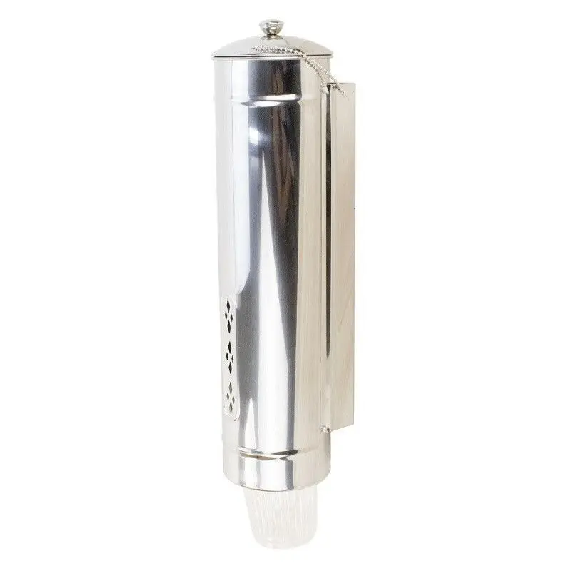 Soporte dispensador de vasos, organizador de papel de agua de pared, refrigerador de almacenamiento desechable, estante de plástico para tazas de café, caja de suspensión para beber
