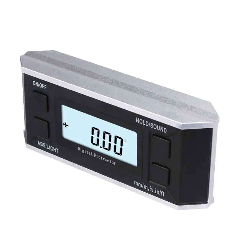 

High-Precision Digital Inclinometer with LCD Display Angle Finder Protractor for Construction Metalworking Precision Levels