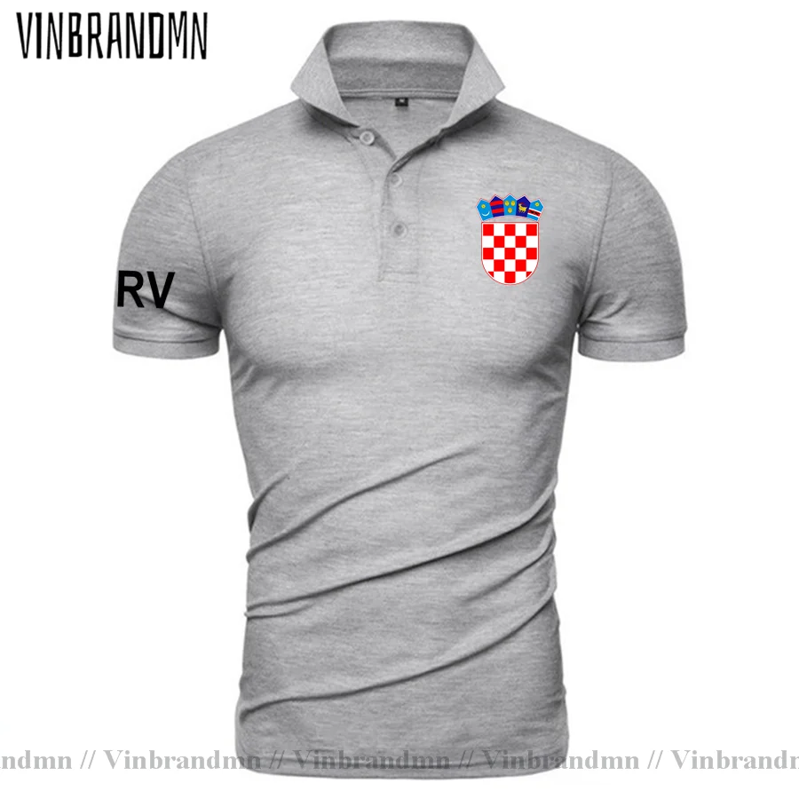 Croatia Hrvatska Croatian HRV Croats Polo Shirts Men New Fashion Classic Brand Printed For Country 2023 Cotton Nation Team Shirt