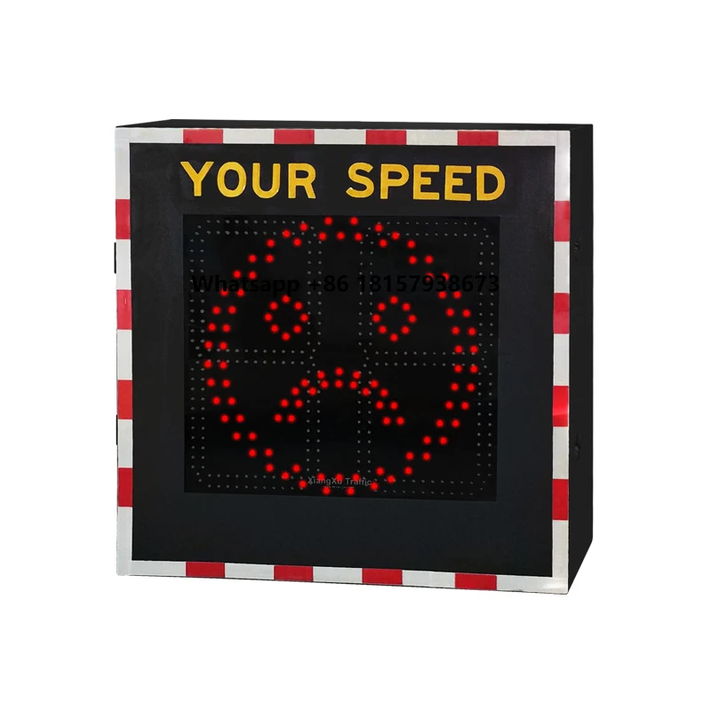 

Traffic Safety Radar Detective Speed Warning LED Signs Speed Measurement Display Traffic Flashing Speed Limit Signs