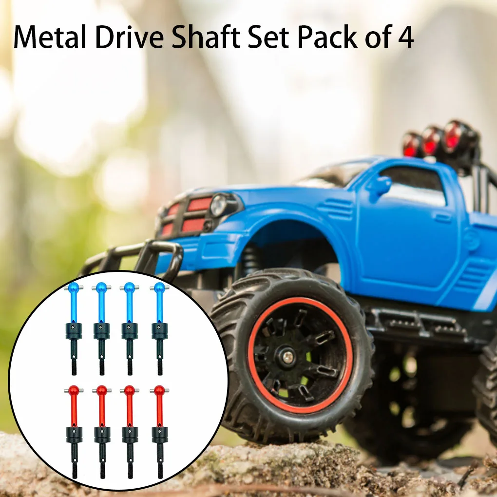 Pack of 4 Metal Drive Shaft Remote Control 1/10 Crawler Car Spare Part