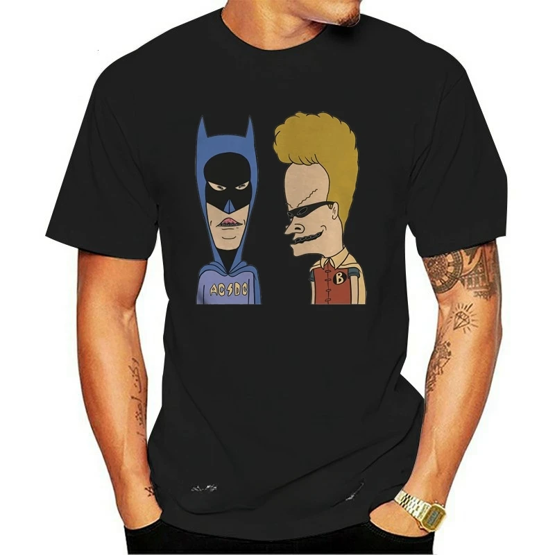 men novelty tshirt BEAVIS AND BUTTHEAD HEROES COSTUME cool  New Funny Men t shirt harajuku oversized graphic