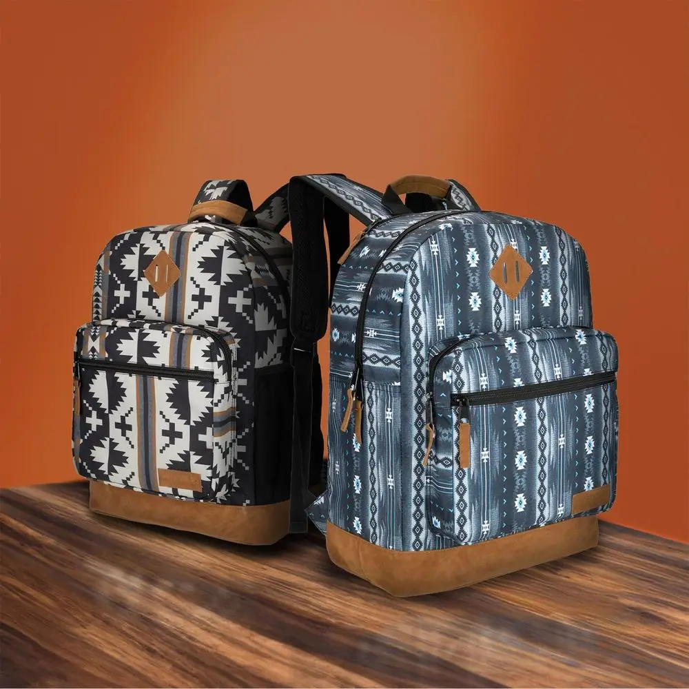 Sac à dos robuste Yellowstone avec logo, housse pour ordinateur portable résistante à l'eau et rembourrée pour les voyages et un usage décontracté